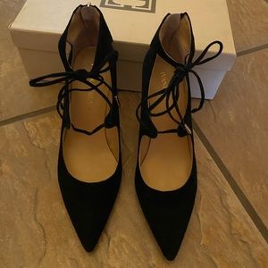 ivanka trump Deenal tie-lace high heel